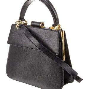 Salvatore Ferragamo Leather Top Handle Bag